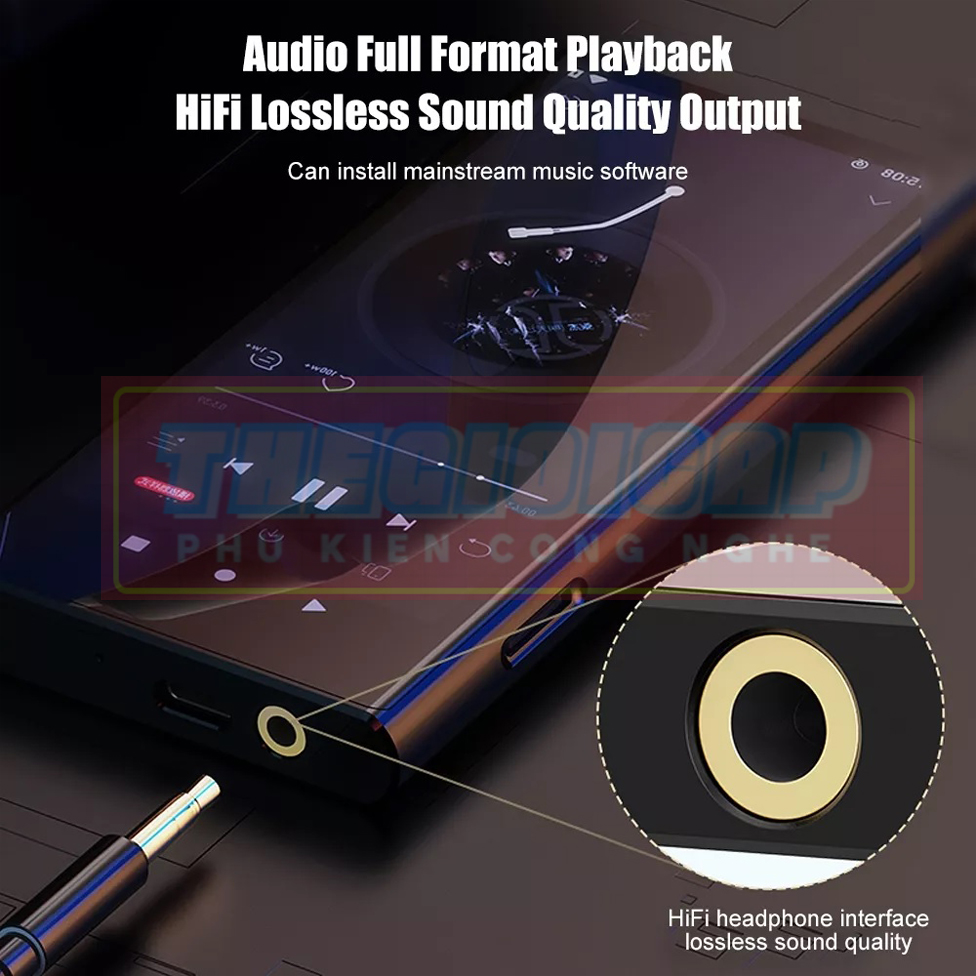 (COMBO Quà Tặng) Máy Nghe Nhạc Android MP3/MP4 Màn Hình Cảm Ứng 4.8 inch IPS Lướt Web WIFI Bluetooth RUIZU H12 Bộ Nhớ Trong 64GB - Hàng Nhập Khẩu