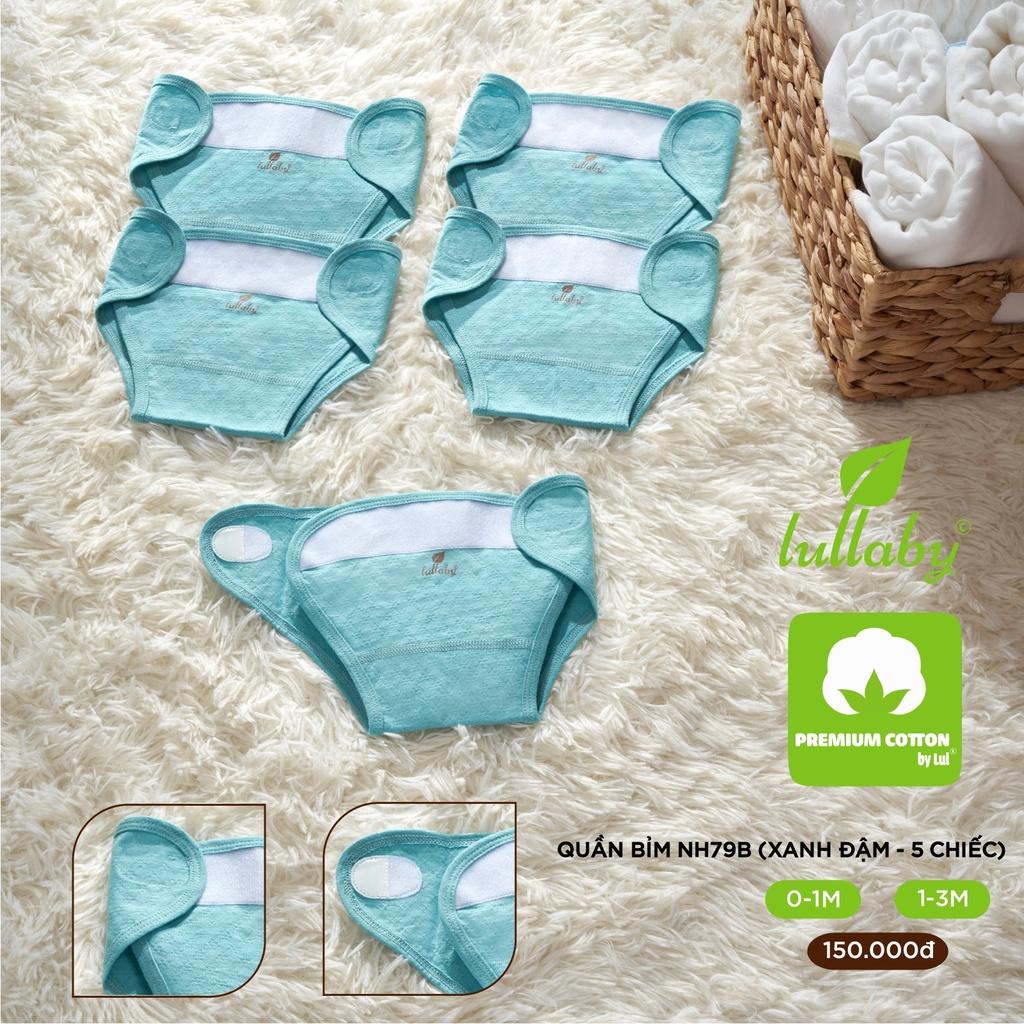 LULLABY - Set 5 chiếc quần bỉm cho bé sơ sinh NH79B