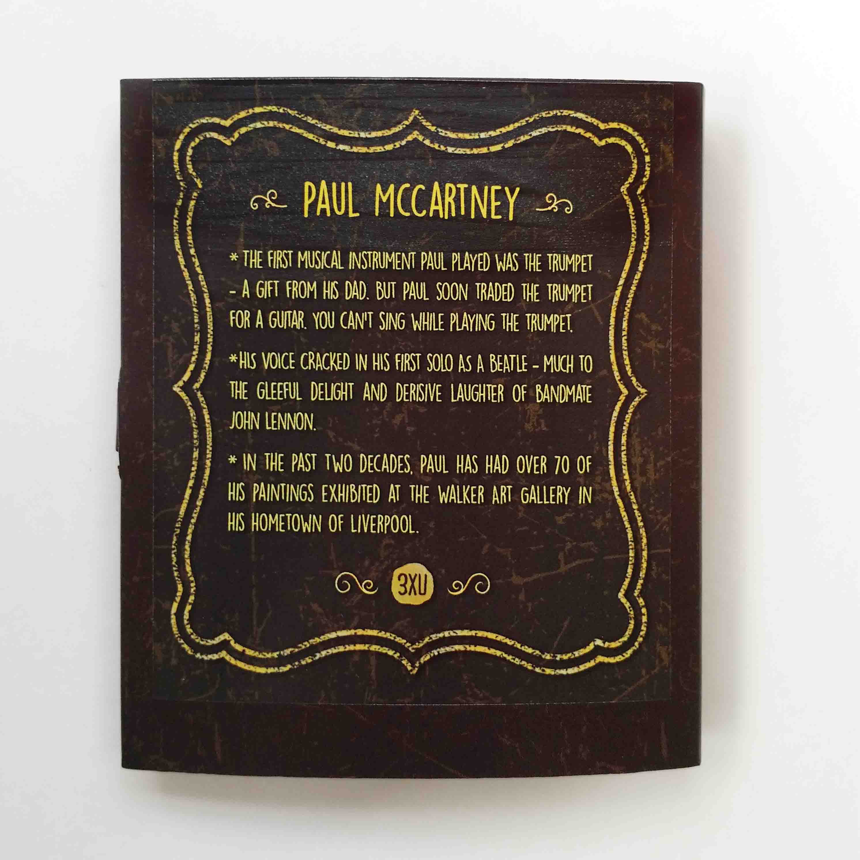 Bookmark gỗ nam châm Paul McCartney nhóm Beatles BO033