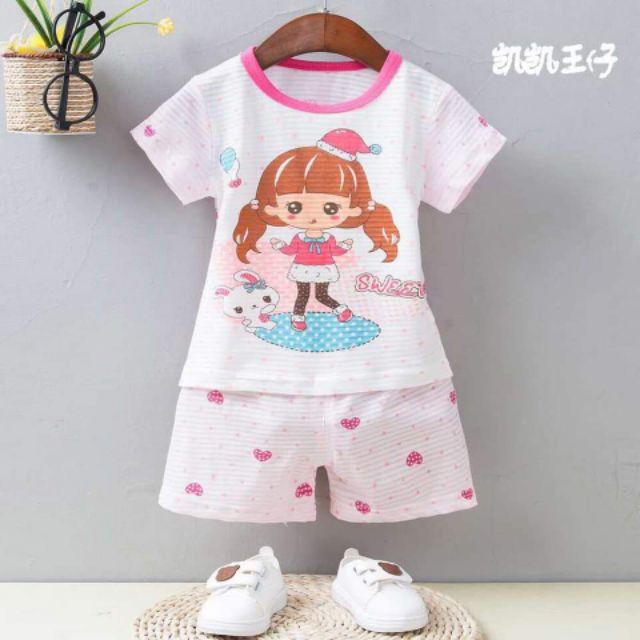 Bộ cotton tre cho bé