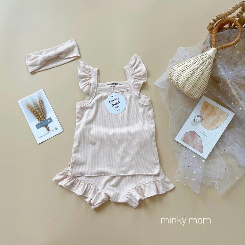 Bộ minky mom cánh tiên bé gái 4-16 kí