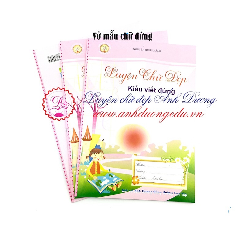 Bộ 4 Vở Luyện Chữ Cơ Bản Đến Nâng Cao Đầy Đủ Nét Cơ Bản, In Sẵn Nét Mẫu Và Chữ Mẫu, Luyện Chữ Tại Nhà
