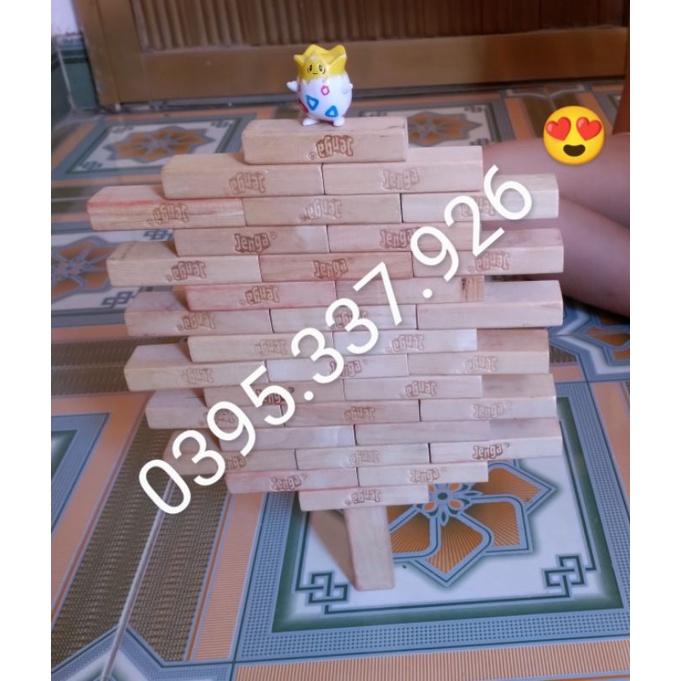 100 thanh gỗ xếp Jenga#gỗ rút#domino# hàng chọn lọc kỹ