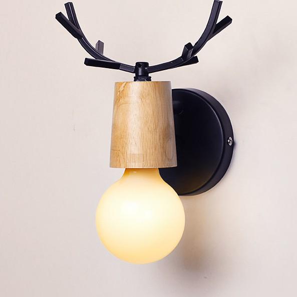 Đèn tường TERAY hình đầu hươu độc đáo, sáng tạo - kèm bóng LED chuyên dụng