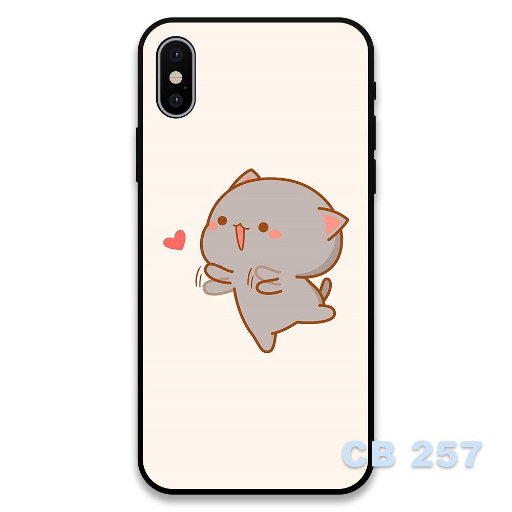 Ốp chống sốc cặp đôi chibi hot new dành cho iphone xs max / 11 pro max / 12 pro max / 12 mini / se / 5 / 6 / 7 - PC143