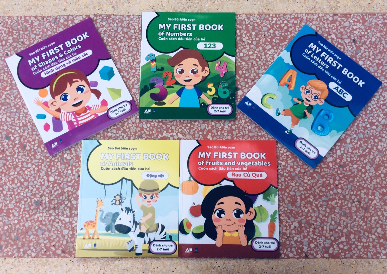 Combo 5 Cuốn Sách Song Ngữ Đầu Tiên Của Bé 2 - 7 Tuổi - My First Books