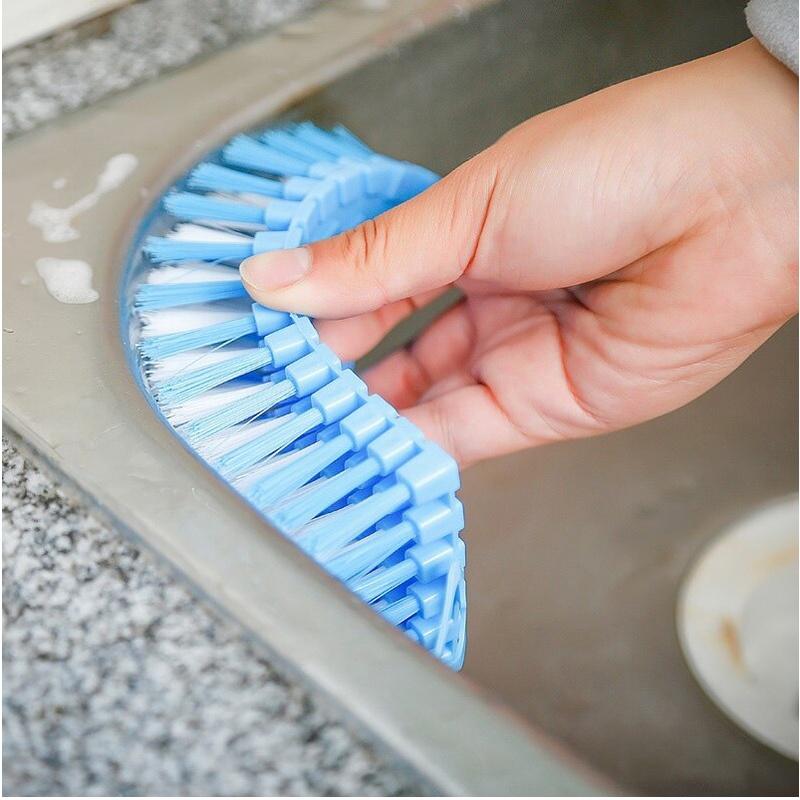 Cleaning Brush Kitchen Chores Multifunctional Soft Fur Brush Bendable Laundry Brush Shoe Brush Bathroom Cleaning Brush