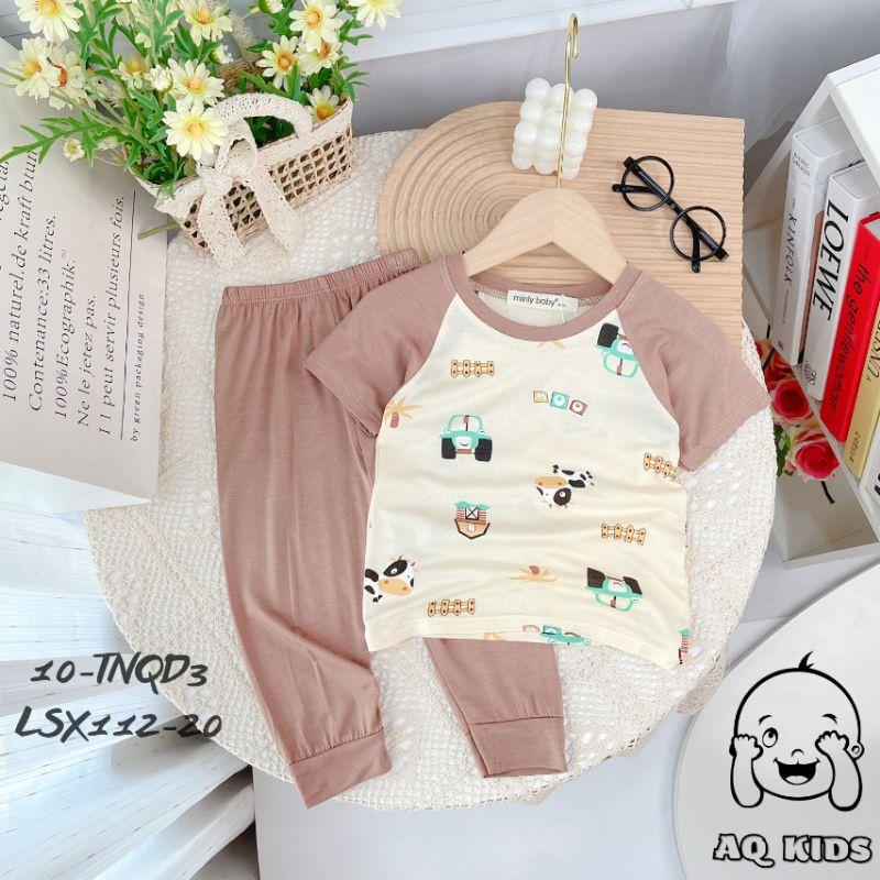 MINKY MOM Bộ Tay Ngắn Quần Dài Siêu Xinh