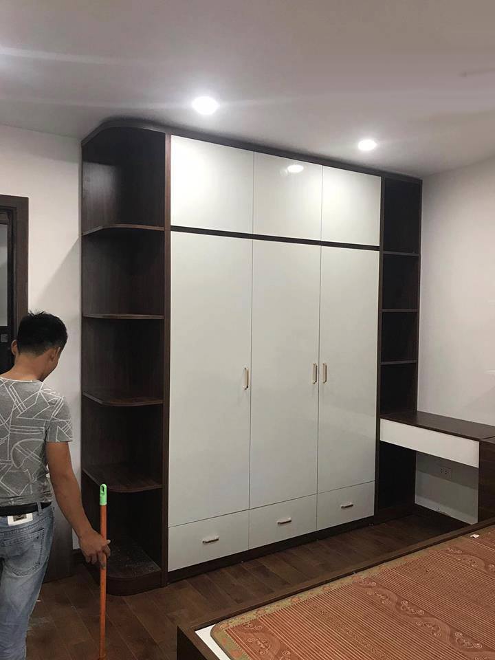 Tủ Áo Gỗ Công Nghiệp Melamine