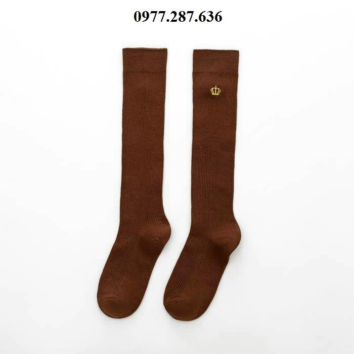 Tất golf nữ cao cổ phong cách thể thao 4 mùa cao cấp TG003