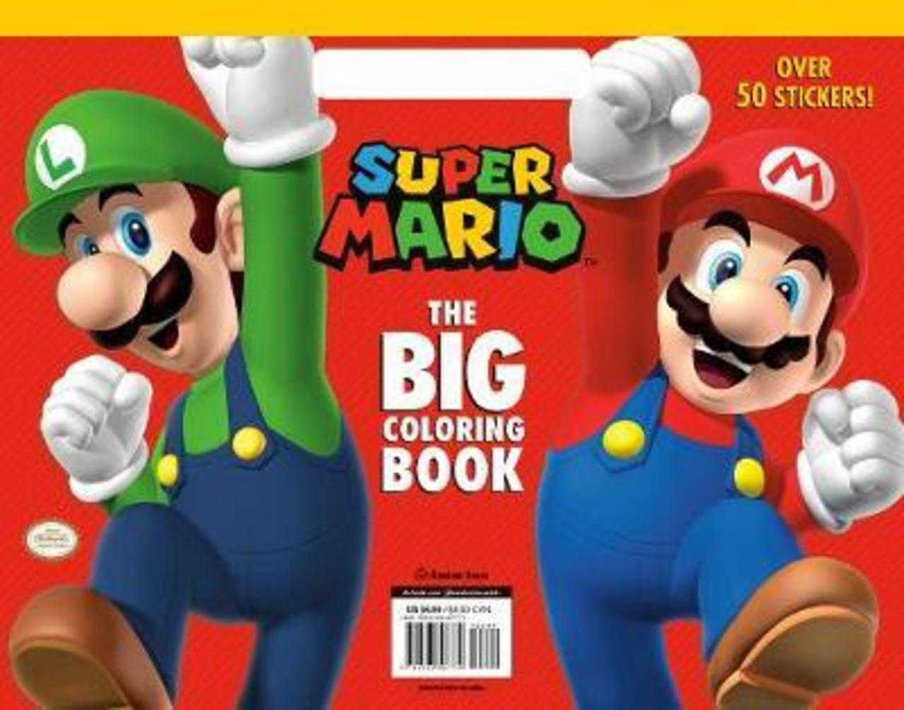 Sách - Super Mario: The Big Coloring Book  by Random House
