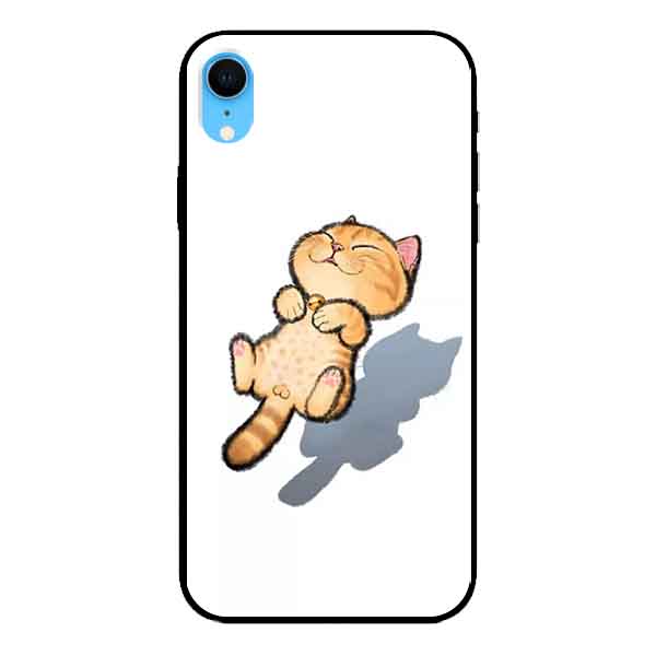 Ốp lưng in cho Iphone XR Mẫu Mèo Vàng