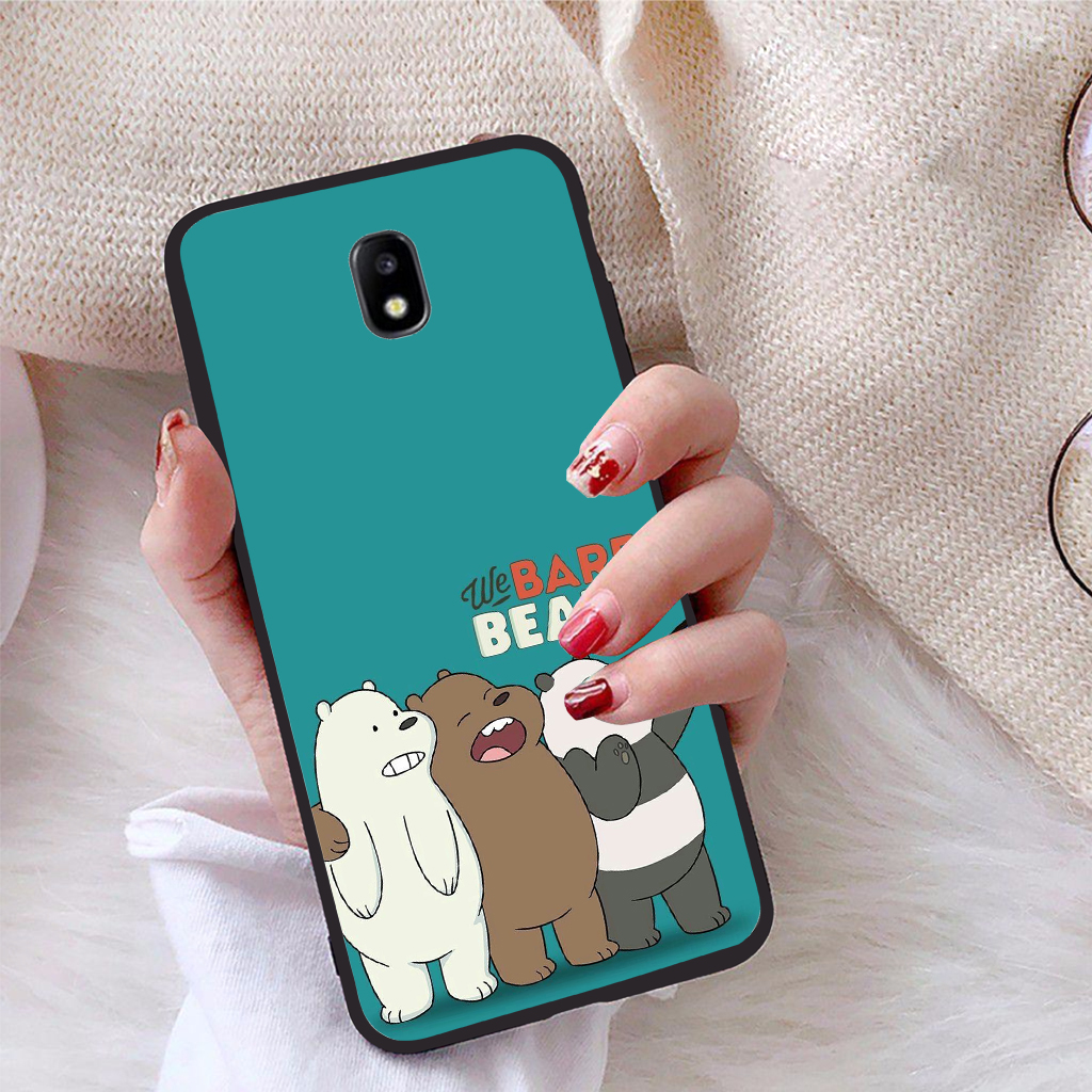 Ốp lưng dành cho Samsung Galaxy J5 Pro viền dẻo TPU bộ sưu tập Chúng ta là gấu - Hàng chính hãng