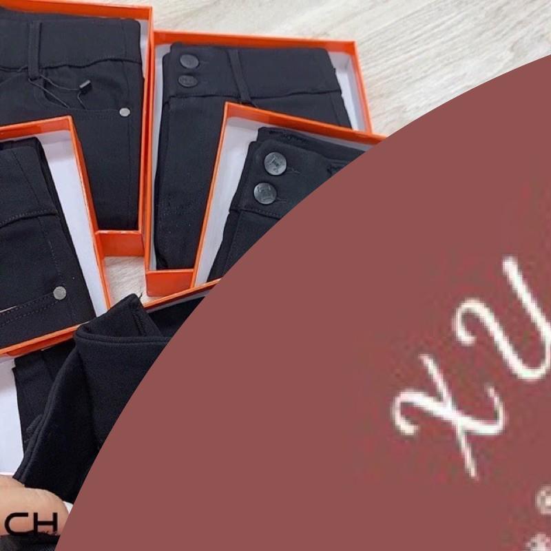 Quần Legging 2 Khuy Cạp Cao Gen Bụng Kèm Hộp