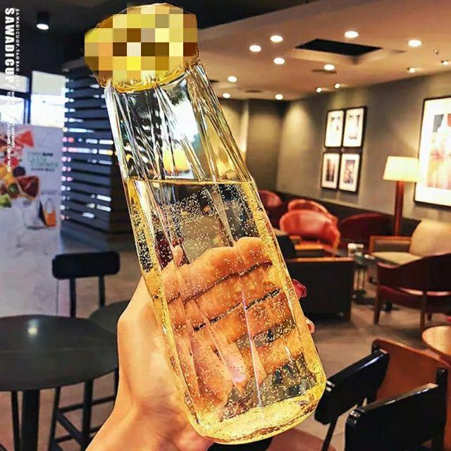 Bình nước màu trong suốt 420ml