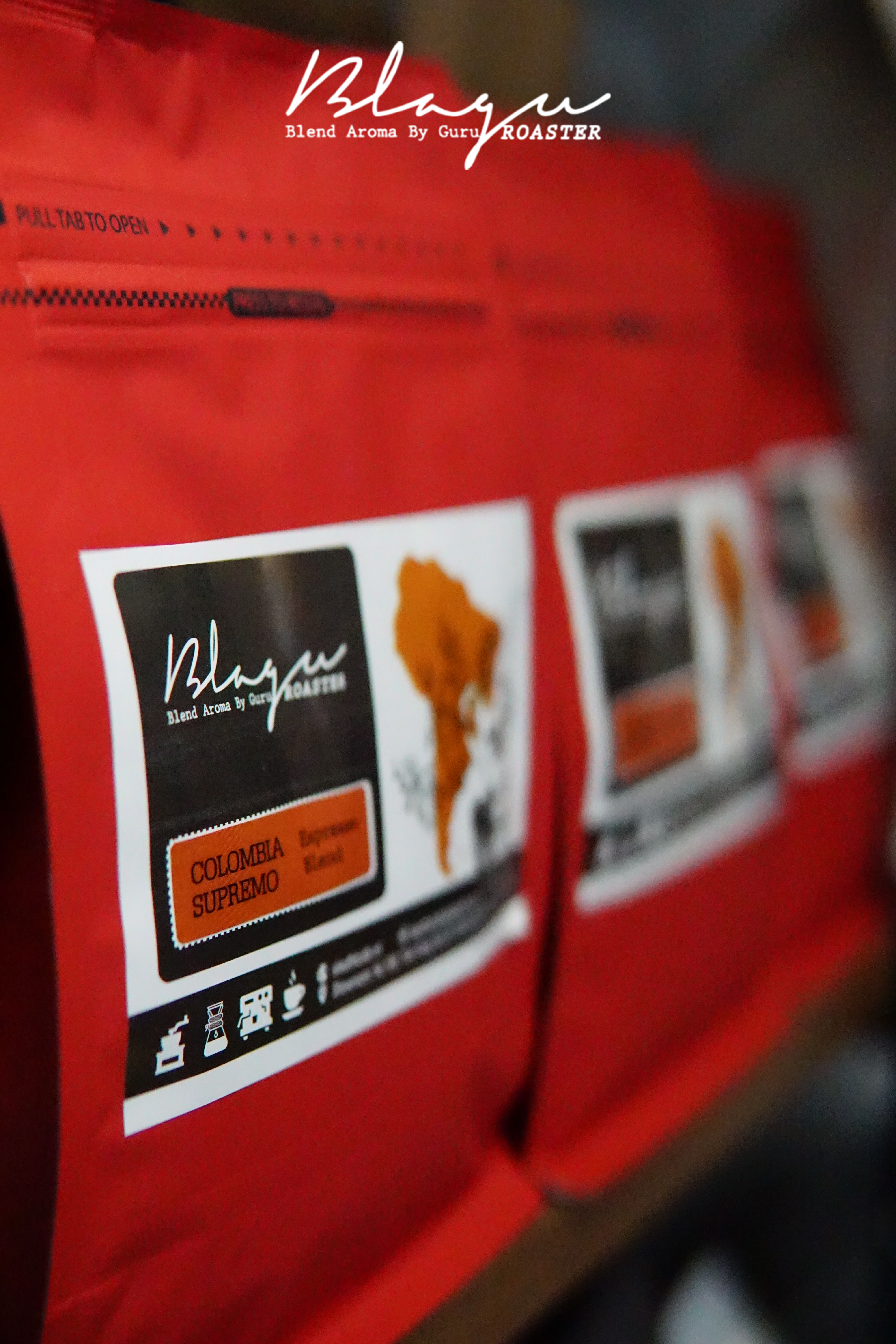 CÀ PHÊ BLAGU HẠT ARABICA ĐÃ RANG, COLOMBIA SUPREMO, MEDIUM ROAST 250G