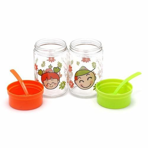 Bộ 2 lọ thủy tinh đựng gia vị