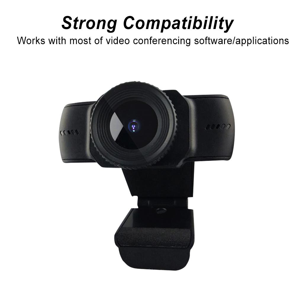 Camera USB 1080P Độ nét cao,tự động lấy nét có Mic cho Hội nghị truyền hình Trực tiếp Trò chuyện - 1920x1080P