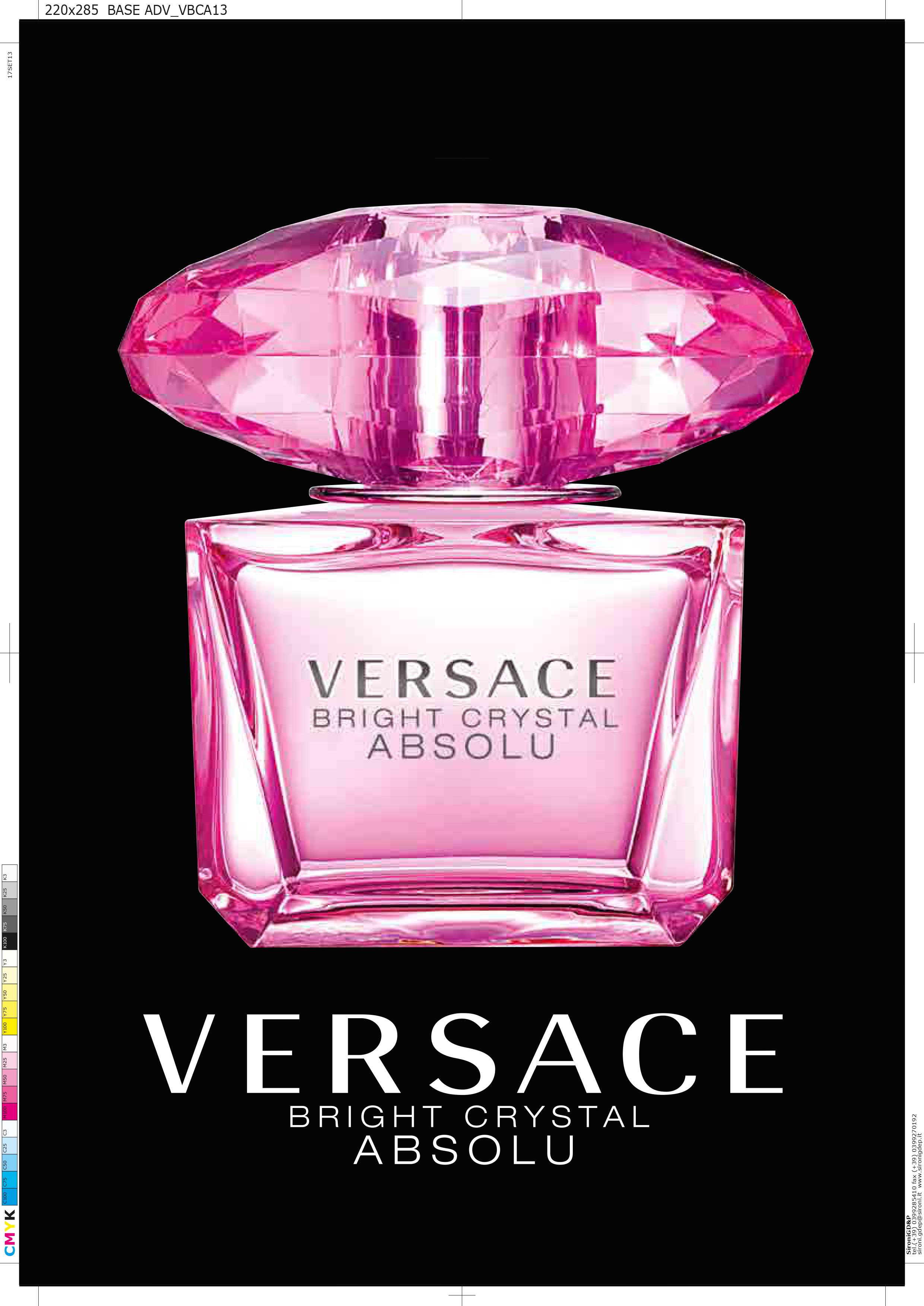 Nước hoa nữ cao cấp VERSACE Bright Crystal Absolu EDP hương Hoa - Trái Cây thơm ngọt dịu sang