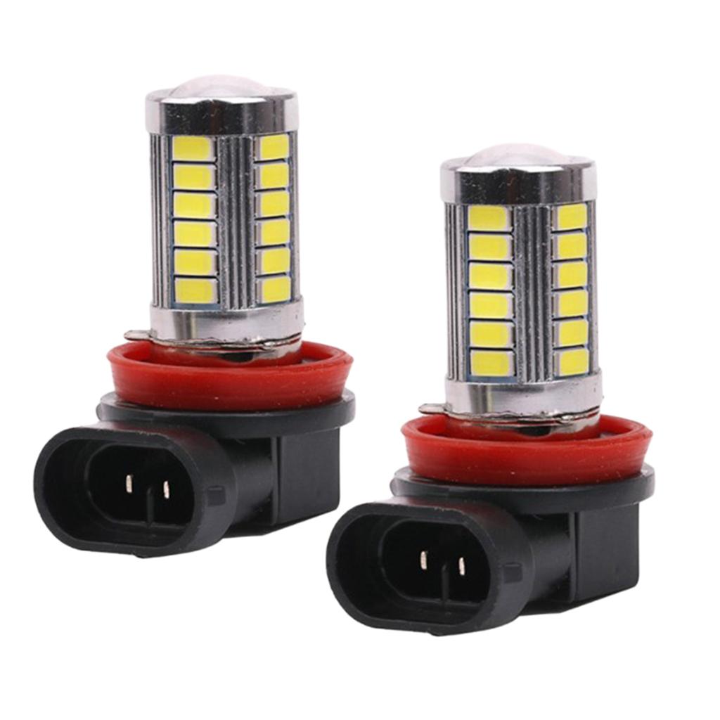2Pcs 6000K H11 21 LED Fog Driving Light Bulbs DRL Super