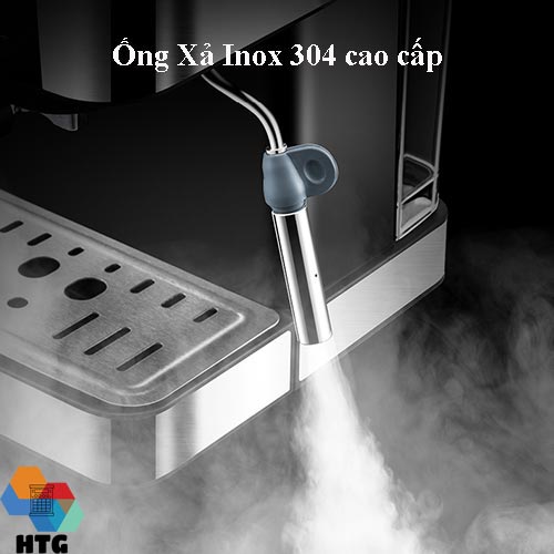 Máy pha cà phê Espresso chuẩn áp suất 20 bar, chế độ cốc đôi CM6863 tích hợp cảm ứng tiện lợi Hàng Chính Hãng