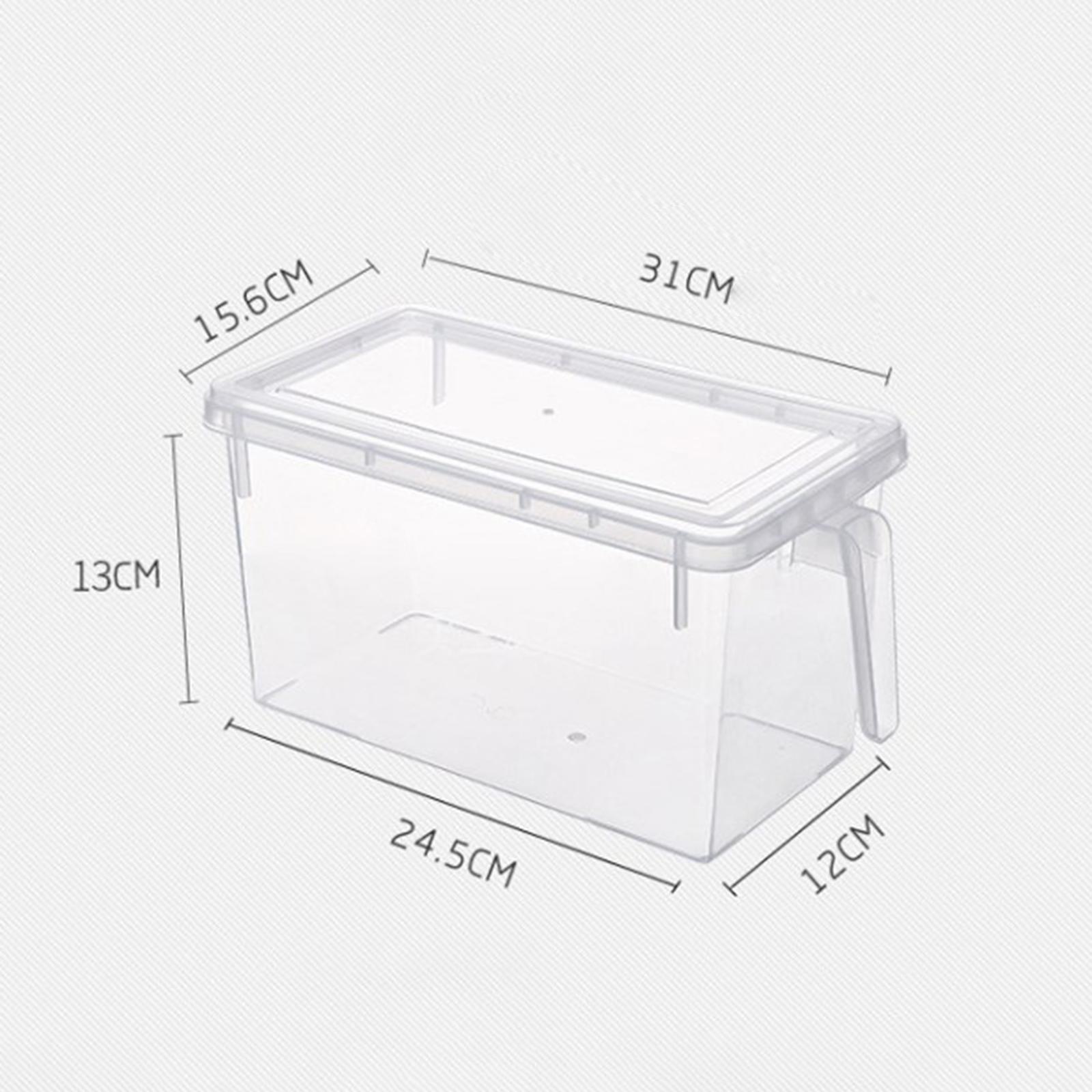 Fresh Keeping Box Leakproof Fridge Organizer Box for Cabinets Drawer Shelves