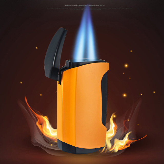 Vỏ Hột Quẹt Bật Lửa Khò 2 Tia  H133 Thiết Kế Độc Lạ Lửa Khò Mạnh Mẽ - Dùng Gas Cao Cấp