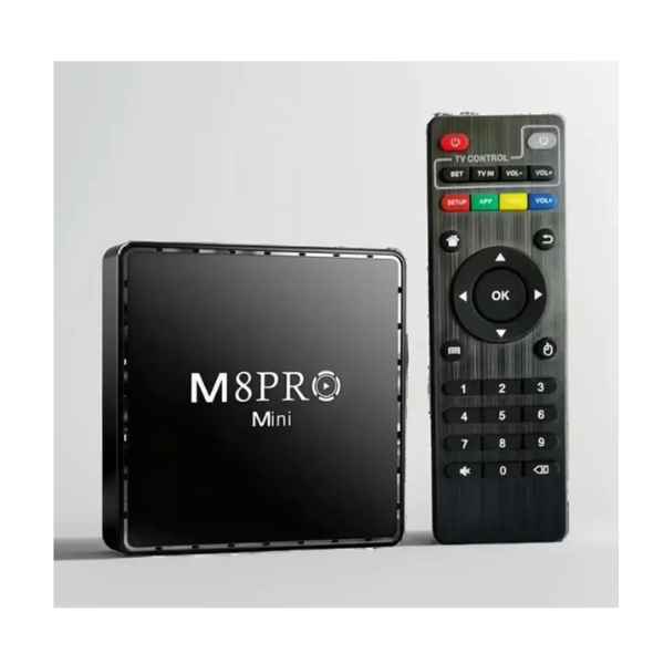 Box TV M8 PRO Mini - Kết Hợp tay cầm chơi Game - Hơn 10.000 Game - Xem Truyền Hình Miễn Phí - Box Thế Hệ Mới - Hàng Nhập Khẩu