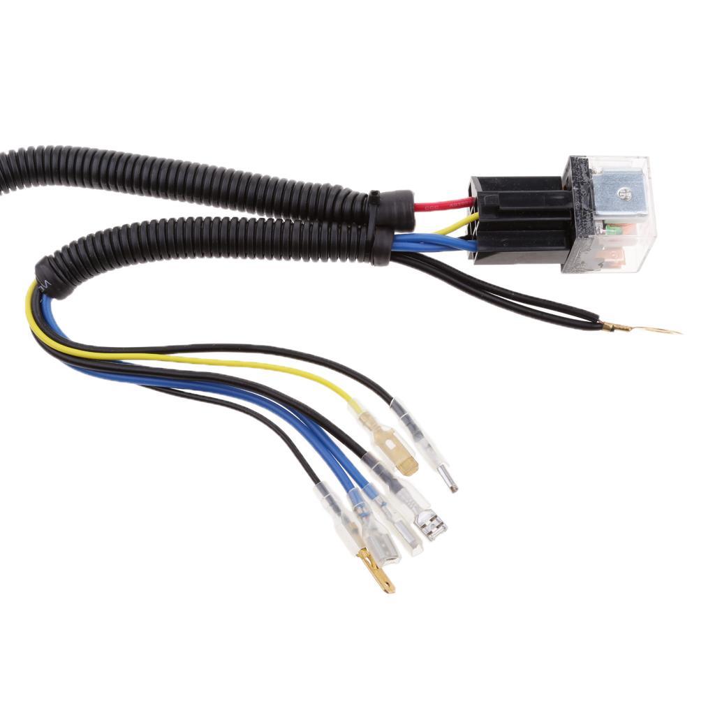 2X 12V Heavy Duty Wiring Harness Kit for Car Truck Grille Mount Blast