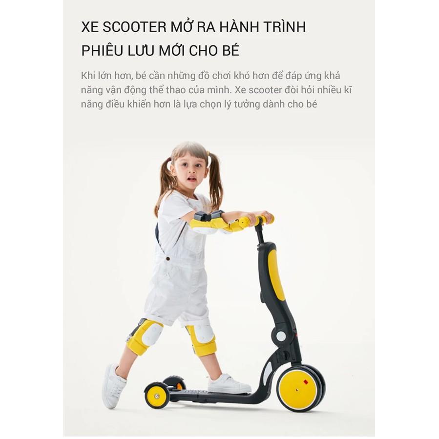 Xe scooter Freekids có tay đẩy tiện lợi 2020 5in1