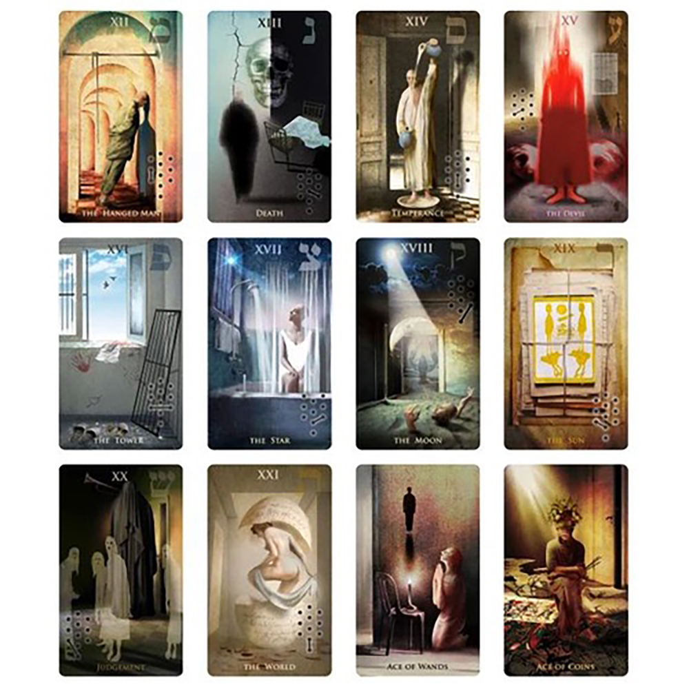 Bộ Bài Madhouse Tarot 78 Lá  Đá Thanh Tẩy