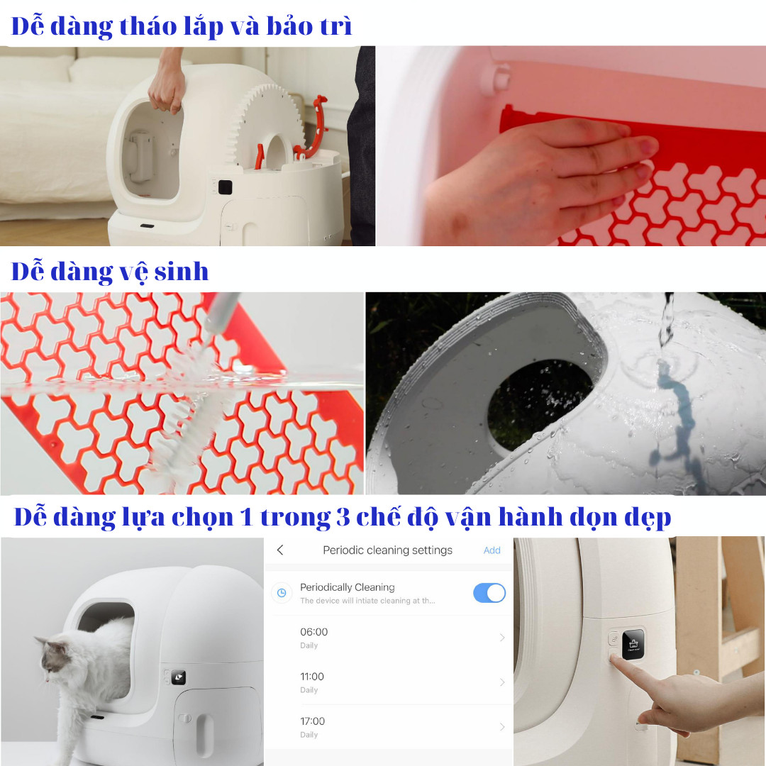 Nhà Vệ Sinh Cho Mèo Petkit, Máy Vệ Sinh Tự Động Cho Mèo Pura Max Máy Dọn Phân Mèo