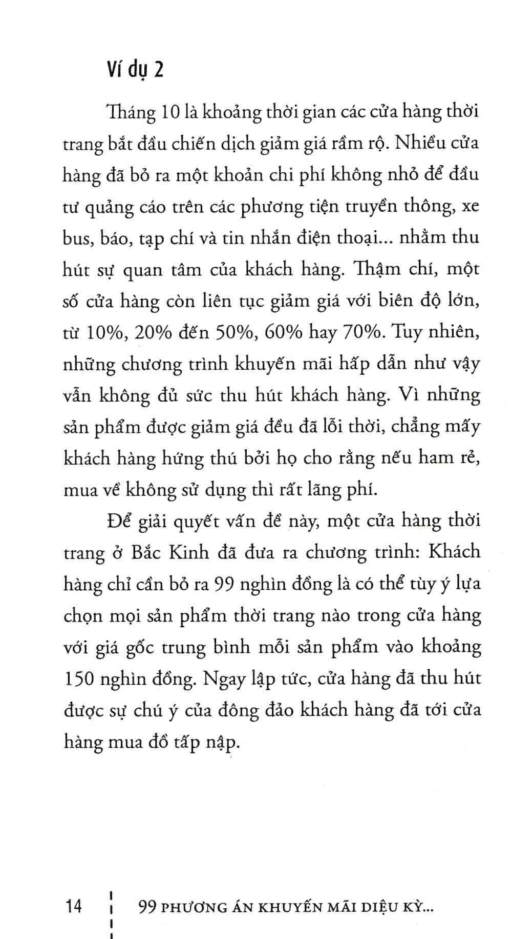 99 Phương Án Khuyến Mãi Diệu Kỳ Trong Bán Lẻ _AL