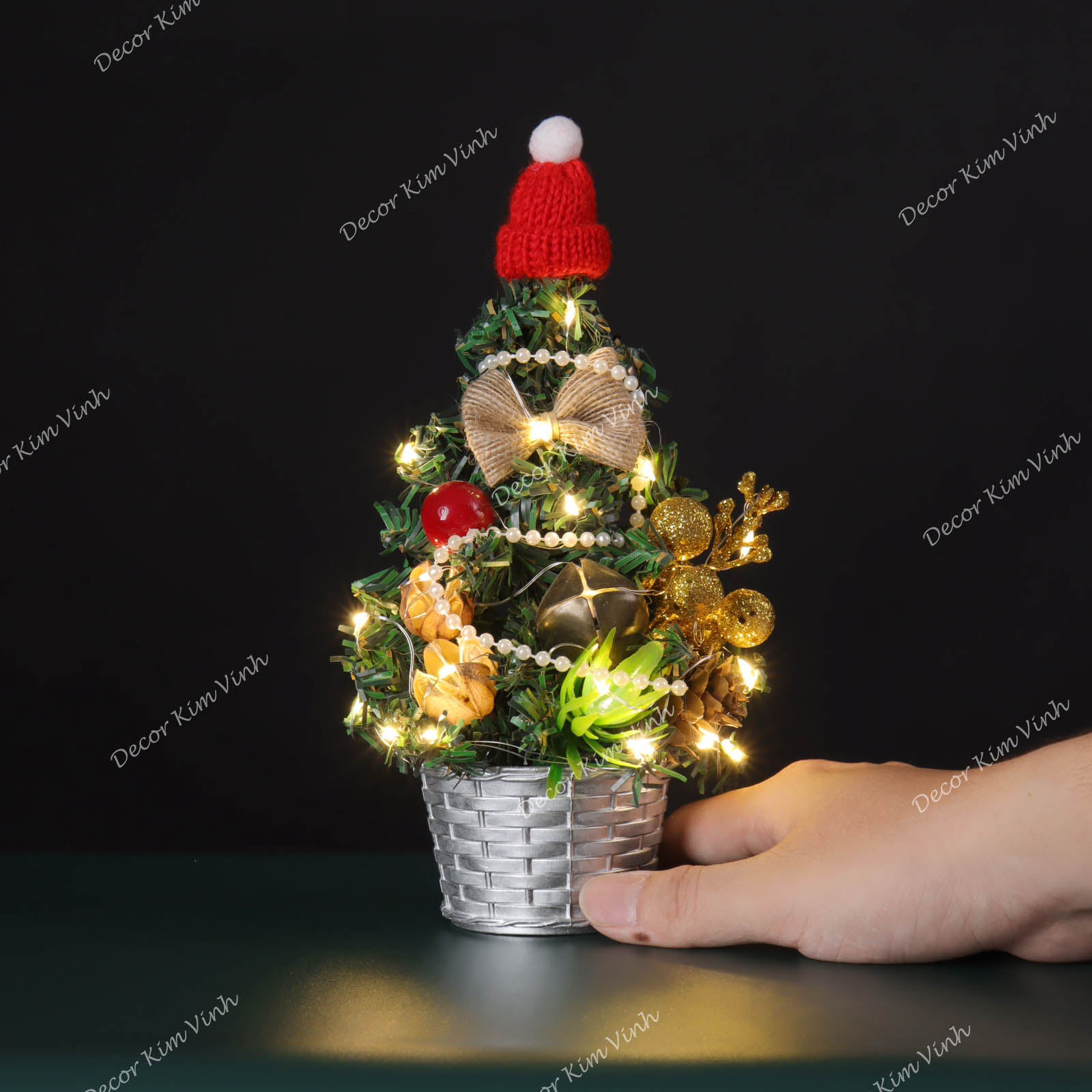 Cây Thông Nhí TNM17 Cây 20cm Trang Trí Giáng Sinh Cây Thông Noel