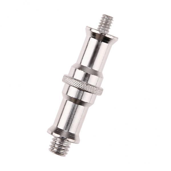 12x Double End Stud 1/4-Inch And 3/8-Inch Adapter Spigot Threaded Screw Connector for Flash Light Stand