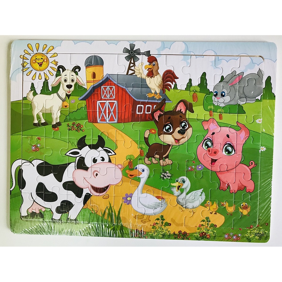 Tranh ghép hình 60 mảnh ghép - combo 3 tranh - đồ chơi gỗ an toàn cho bé