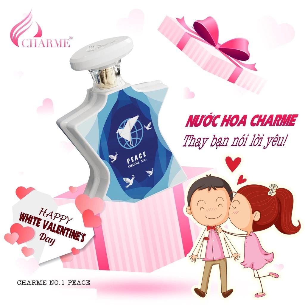 Nước hoa nam cao cấp, Charme N0.1 Peace, cho người đàn ông lịch lãm, yêu thích sự nhẹ nhàng, 15ml