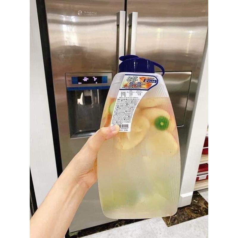 Bình nước Nhật 2 lít nắp bật chịu nhiệt siêu tốt