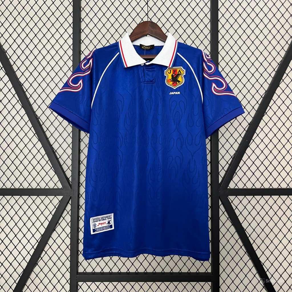 Áo Bóng Đá Retro Tuyển Nhật Bản 1998 - Sân Nhà bản cao cấp vải Cotton Polyester