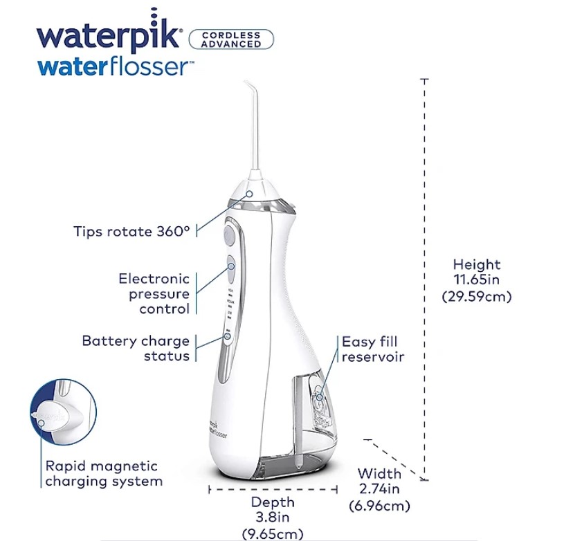 Máy Tăm Nước WATERPIK WP560, Nhập Mỹ, BH 12 Tháng