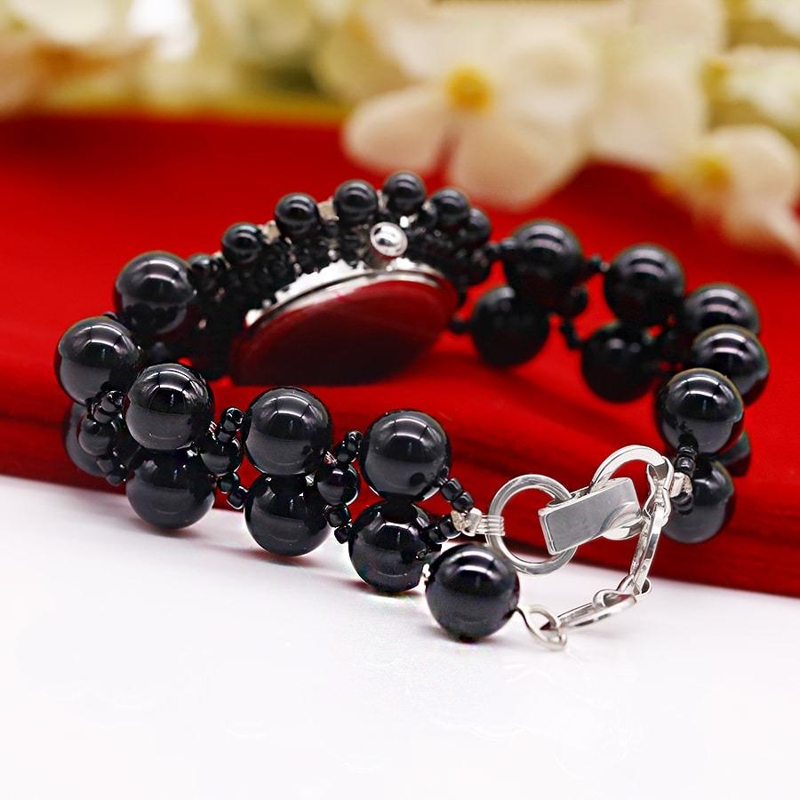 Đồng Hồ Mix Thạch Anh Đen DHN07 Bảo Ngọc Jewelry