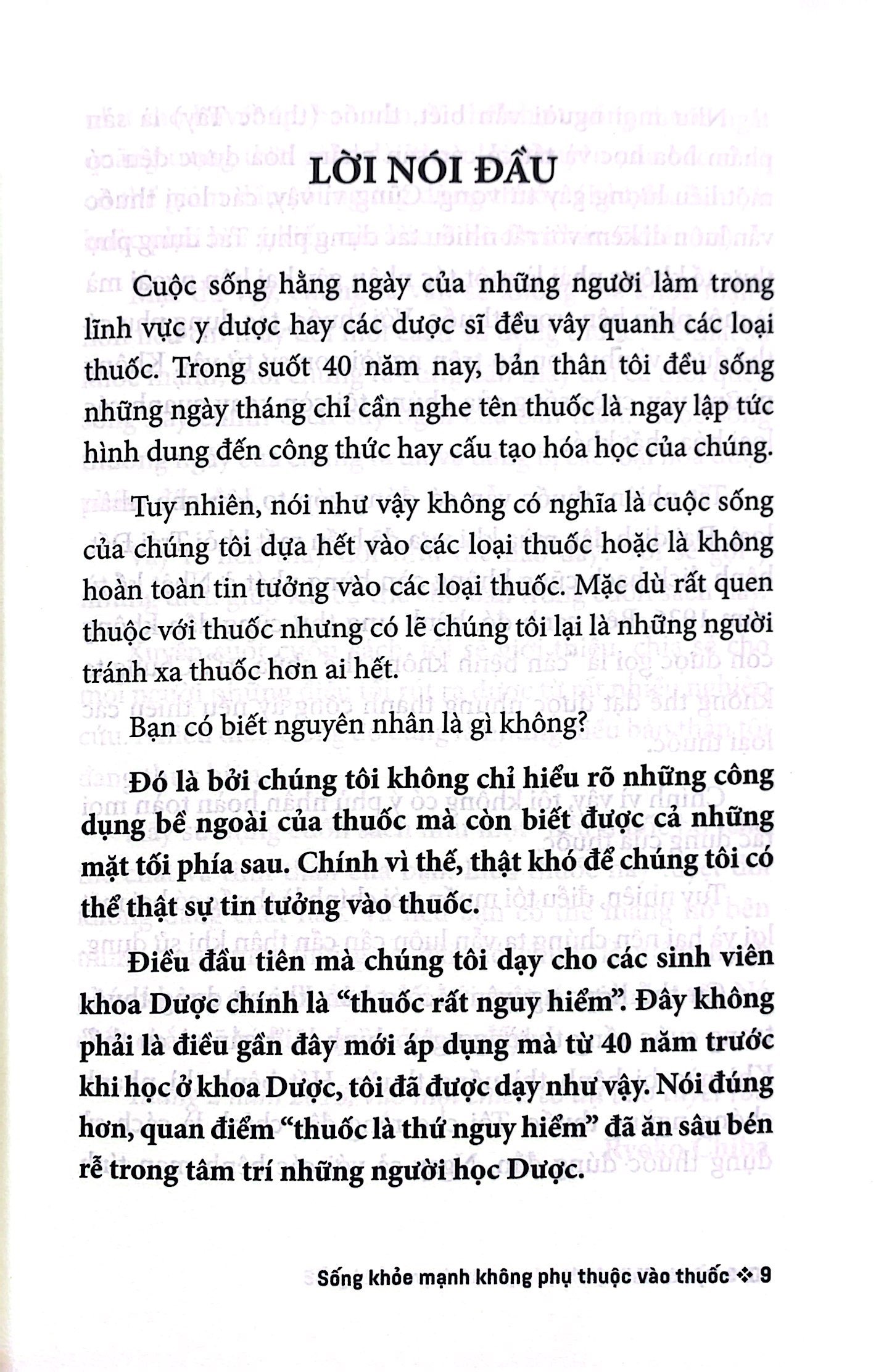 Sống Khoẻ Mạnh Không Phụ Thuộc Vào Thuốc - Lời Khuyên Từ Giáo Sư Ngành Dược