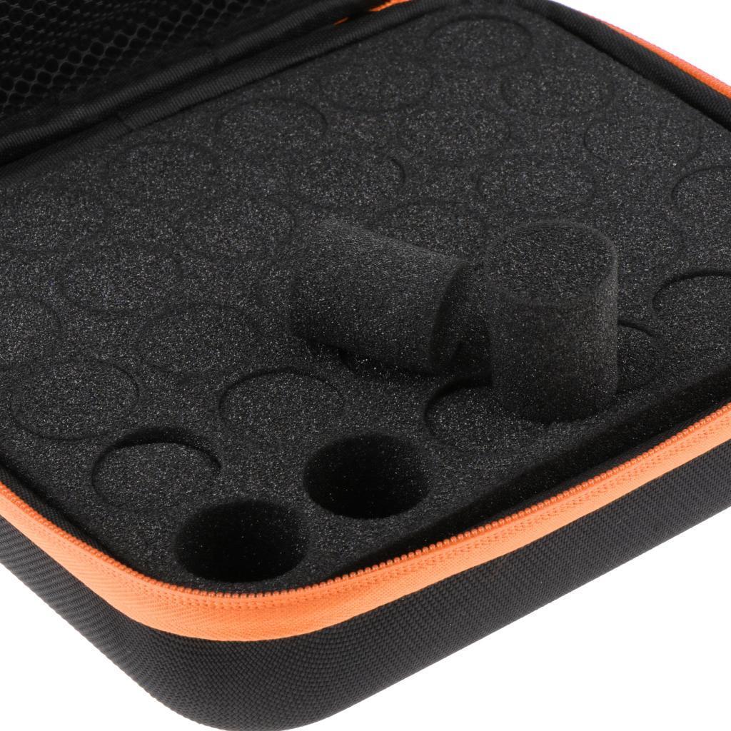 2 Pcs 30 Bottles Essential Oil Carry Case 5ML~15ML Holder Storage Bag Box