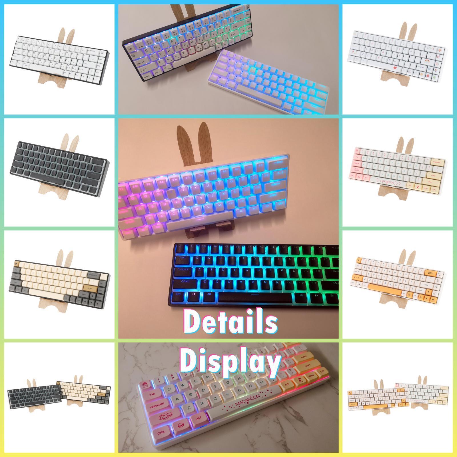 61/68 Keys Mechanical Keyboard DIY Kit for Switches for 60% / 65% Keyboard Hot-Swappable PCB Mounting Plate DIY /5Pin
