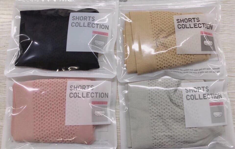 Set 10 quần lót nữ kháng khuẩn cạp thấp giao màu ngẫu nhiên free size