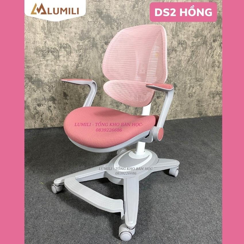 Ghế chống gù cao cấp Lumili DS2 ghế công thái học thông minh điều chỉnh nâng hạ 3 chiều tặng bọc ghế