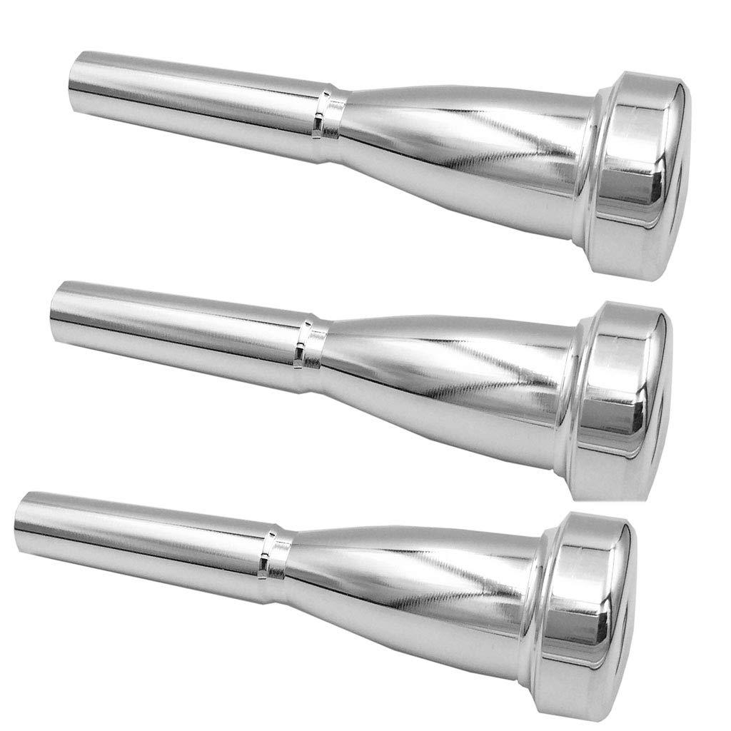 Bộ 3 miệng bạc cho Trumpet Size 3C, 5C, 7C, Bach Phụ kiện