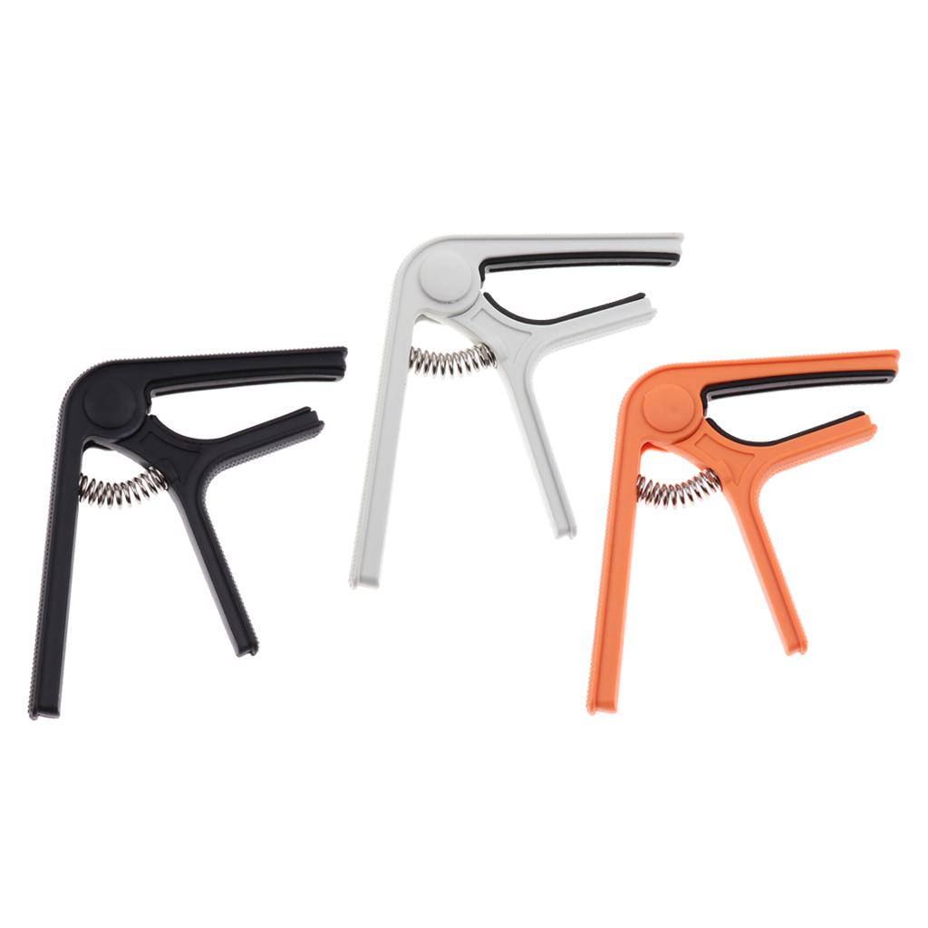 Acoustic Folk Guitar Capo Tuner Trigger Quick Change Clamp Key Clip