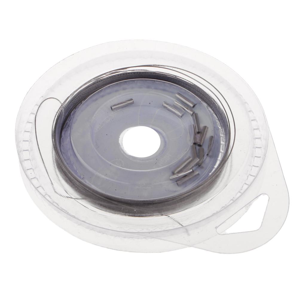 Stainless Steel Fishing Leader Wire 7 Strands Fishing Leader Line 33ft/10LBS