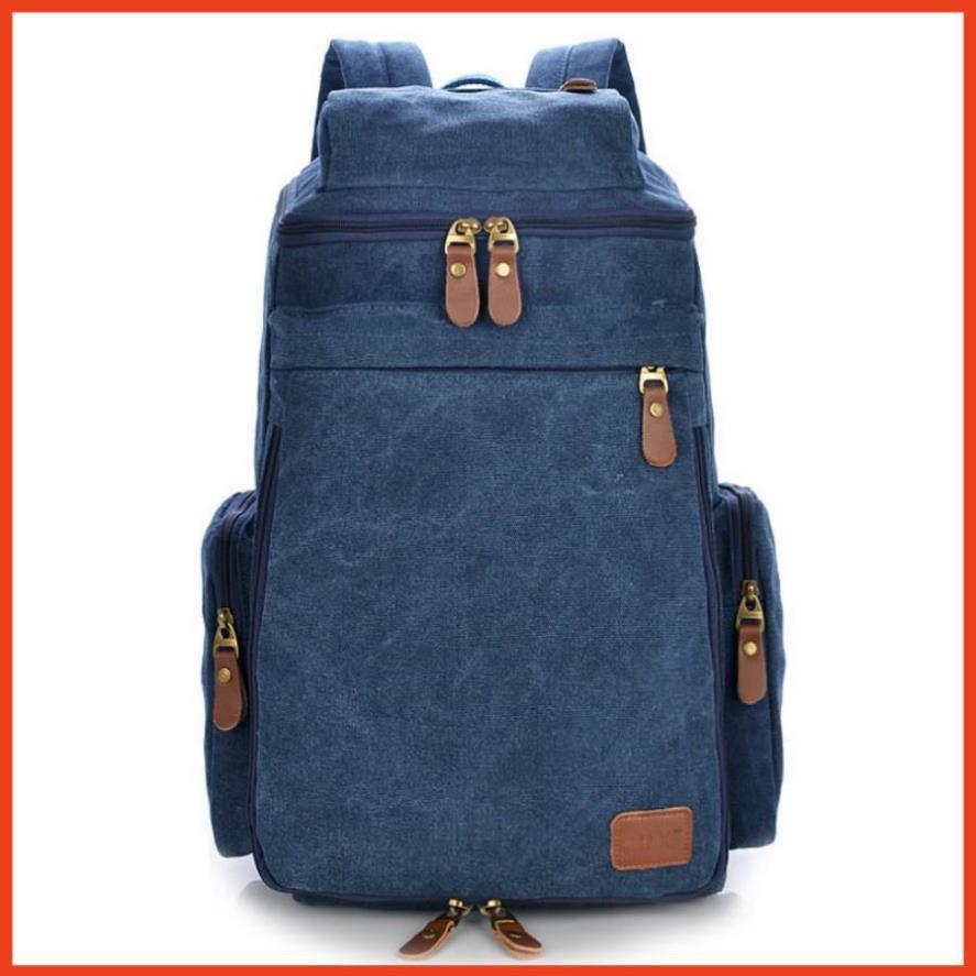 Balo TLG Ba lô canvas phối da nam 205876